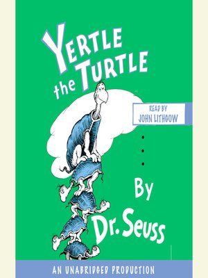 cover image of Yertle the Turtle
